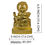 Thumbnail: Salvus APP SOLUTIONS Metal Goddess Lakshmi & God Kuber Statue