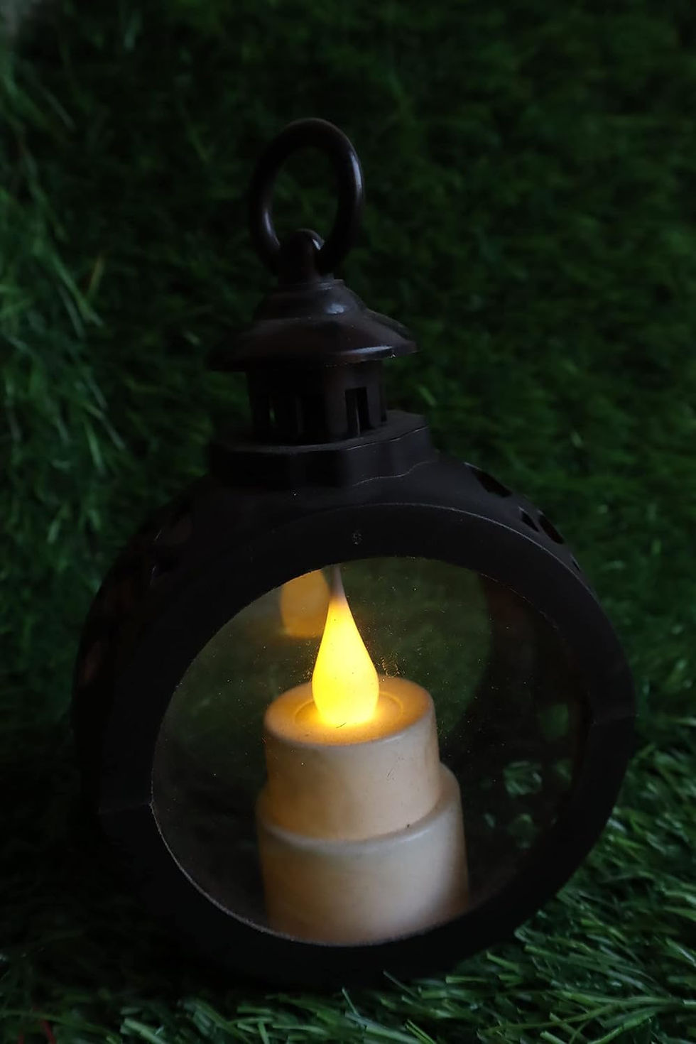 Thumbnail: Salvus APP SOLUTIONS Black Metal with Plastic Mini Lamp Decor (1 PC_3x5 inch)