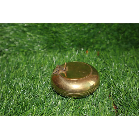 Salvus APP SOLUTIONS Brass Ash Tray with Lid for Car, Home (2 inches)