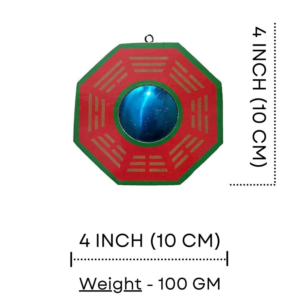 Thumbnail: Salvus APP SOLUTIONS Chinese Convex Bagua (Pa KUA) Mirror & Metal Shiva Trishul