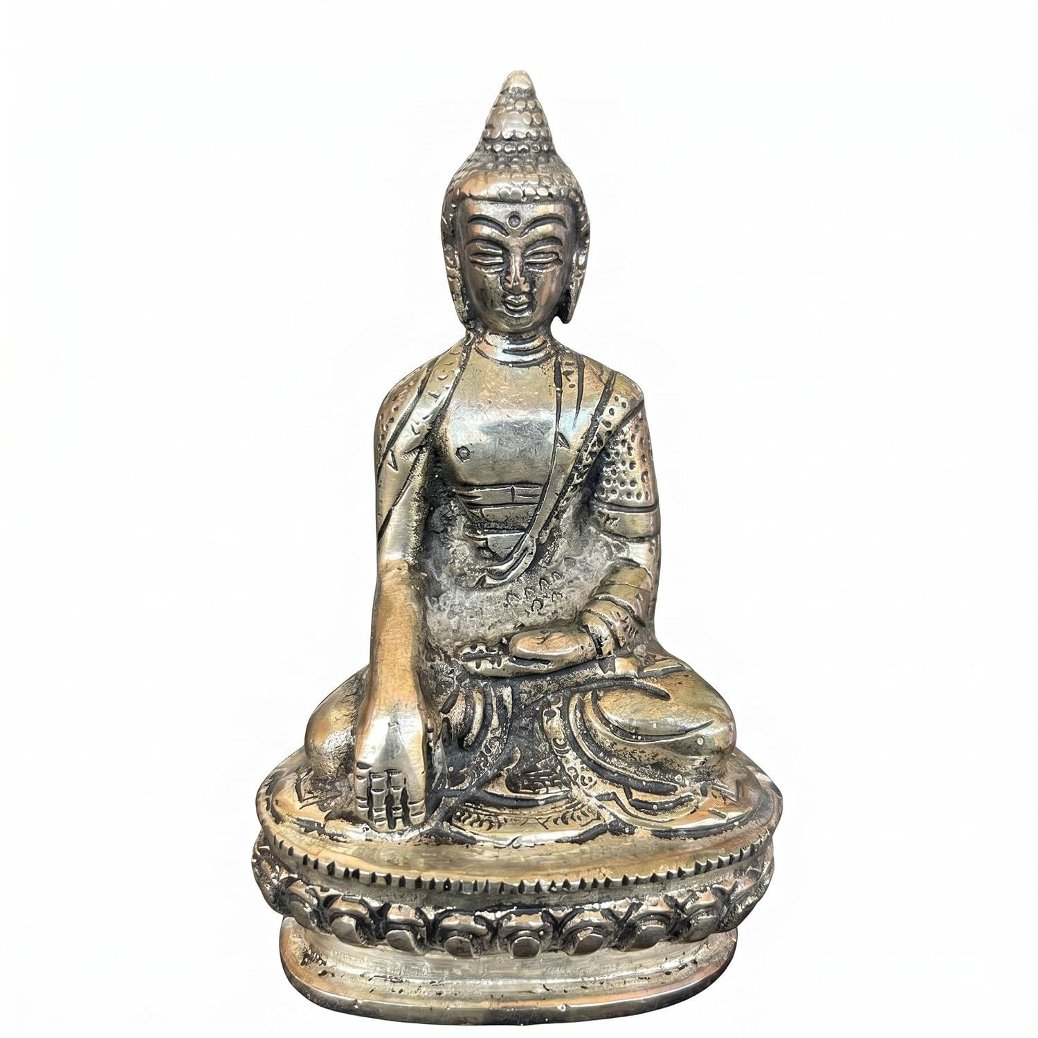 Aluminium Lord Gautam Buddha Sitting Statue