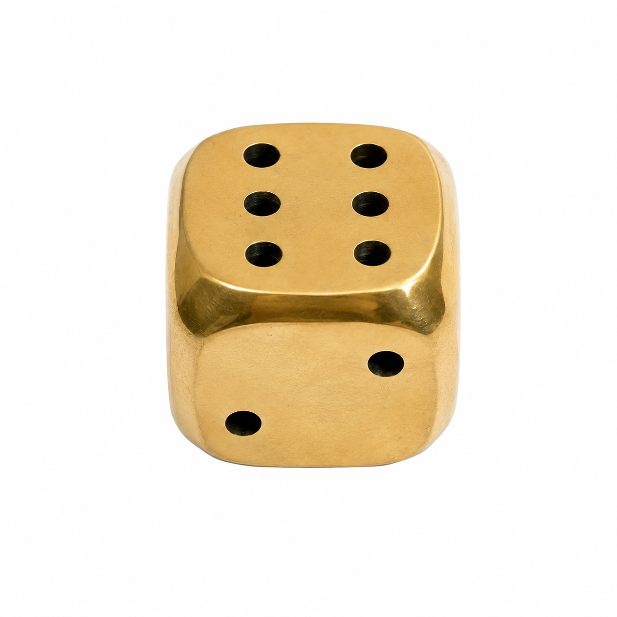 Handcrafted Brass Incense Stick Holder (Gold, 1 inch)