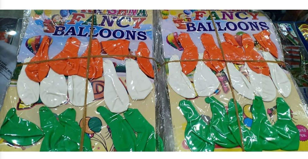 Thumbnail: Salvus App SOLUTIONS Balloons for National Day Decoration Tricolor Special