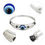 Thumbnail: Salvus APP SOLUTIONS Evil Eye Beads Metal Unisex & Stylish Kada for Kids