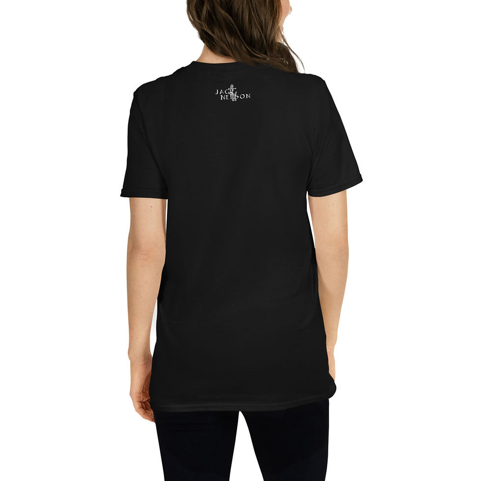 Thumbnail: Image of a roadrunner t-shirt design on a model
