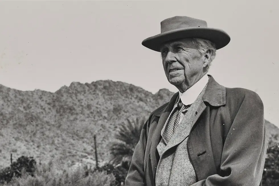 Frank Lloyd Wright in his home state of Arizona