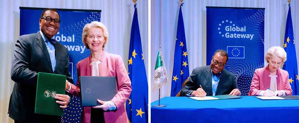 Signing of EU AfDB Infrastructure Agreements at the Italy-Africa Summit in Rome