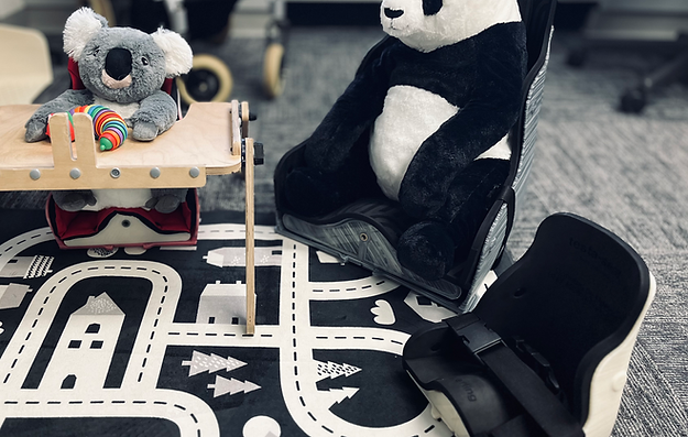 Teddy-Bears Seat Inside Testa Seats