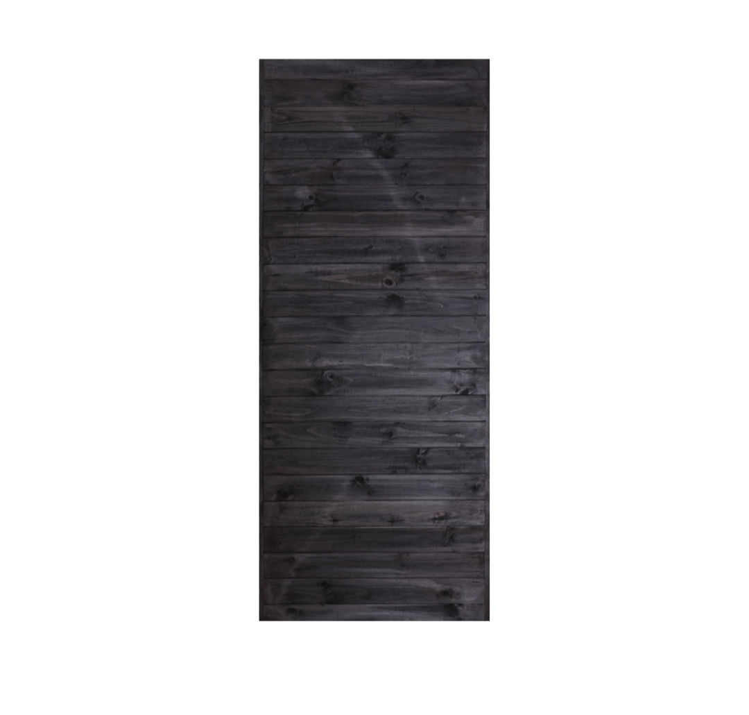 BB Horizontal Slat Door - Black