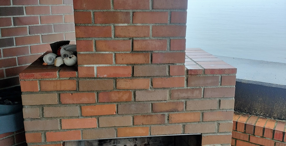 Brick Fireplace