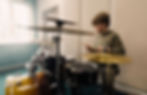 Boy Playing Drums
