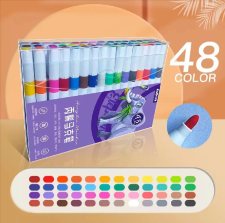 Thumbnail: Kids’ Doodle Acrylic Markers – Waterproof & Quick-Drying