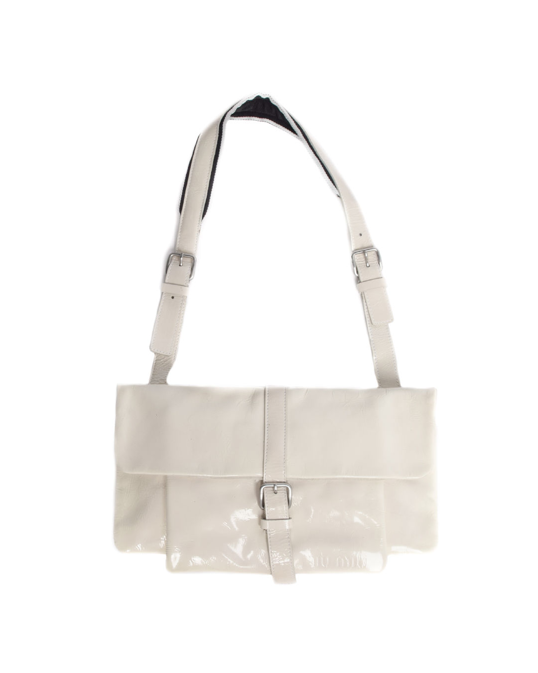Miu Miu S/S2000 Patent White Leather Bag