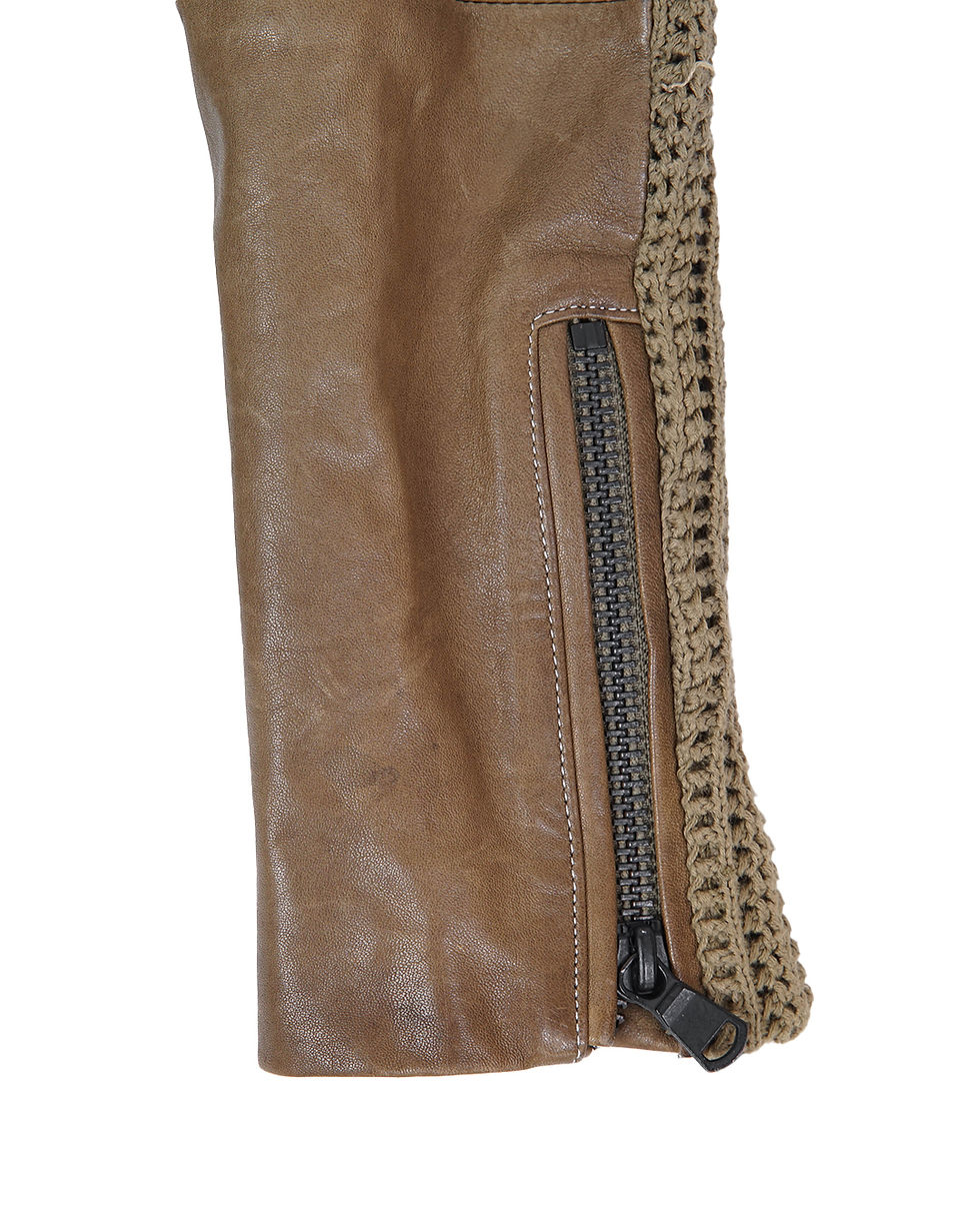 Thumbnail: Diesel Leather Mens Jacket