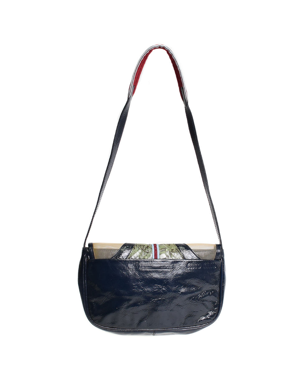 Thumbnail: Miu Miu S/S2000 Snakeskin/Mesh Bag
