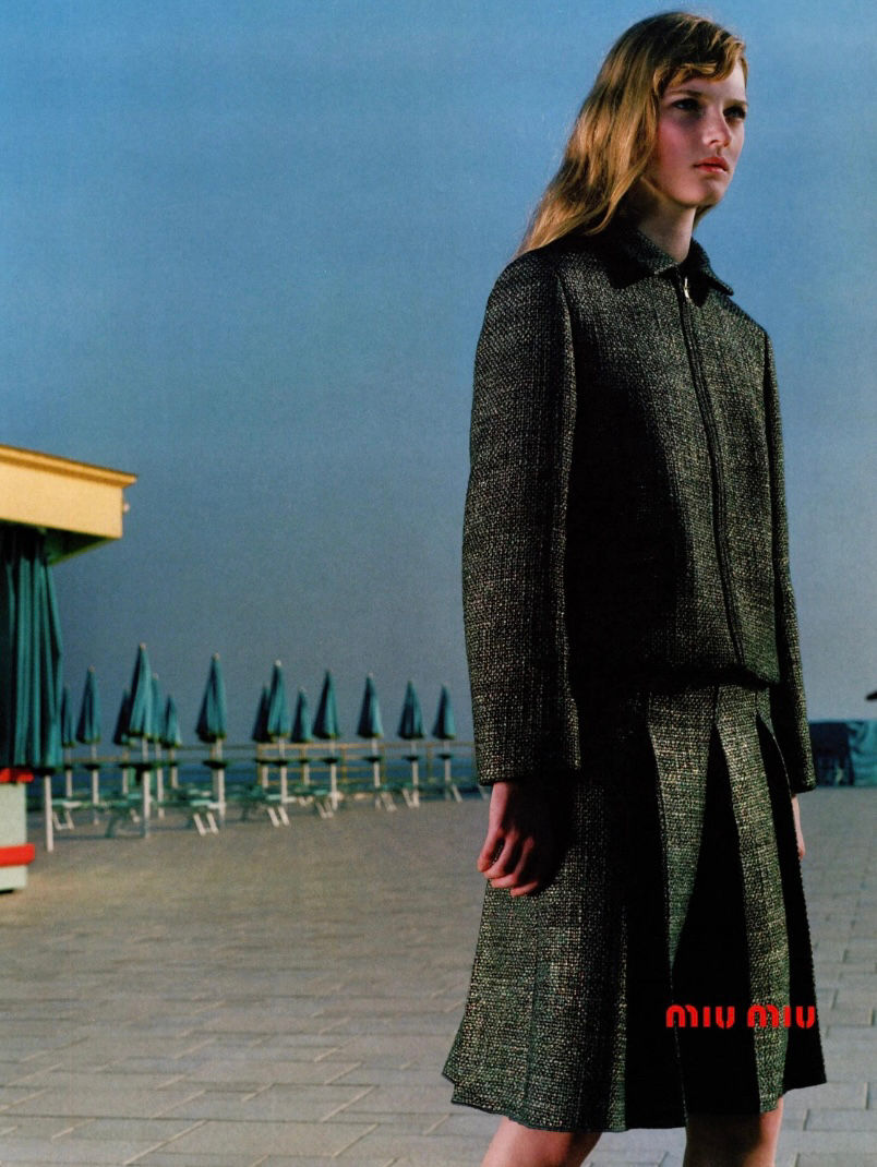 Thumbnail: Miu Miu F/W1998 Mini Tweed Skirt