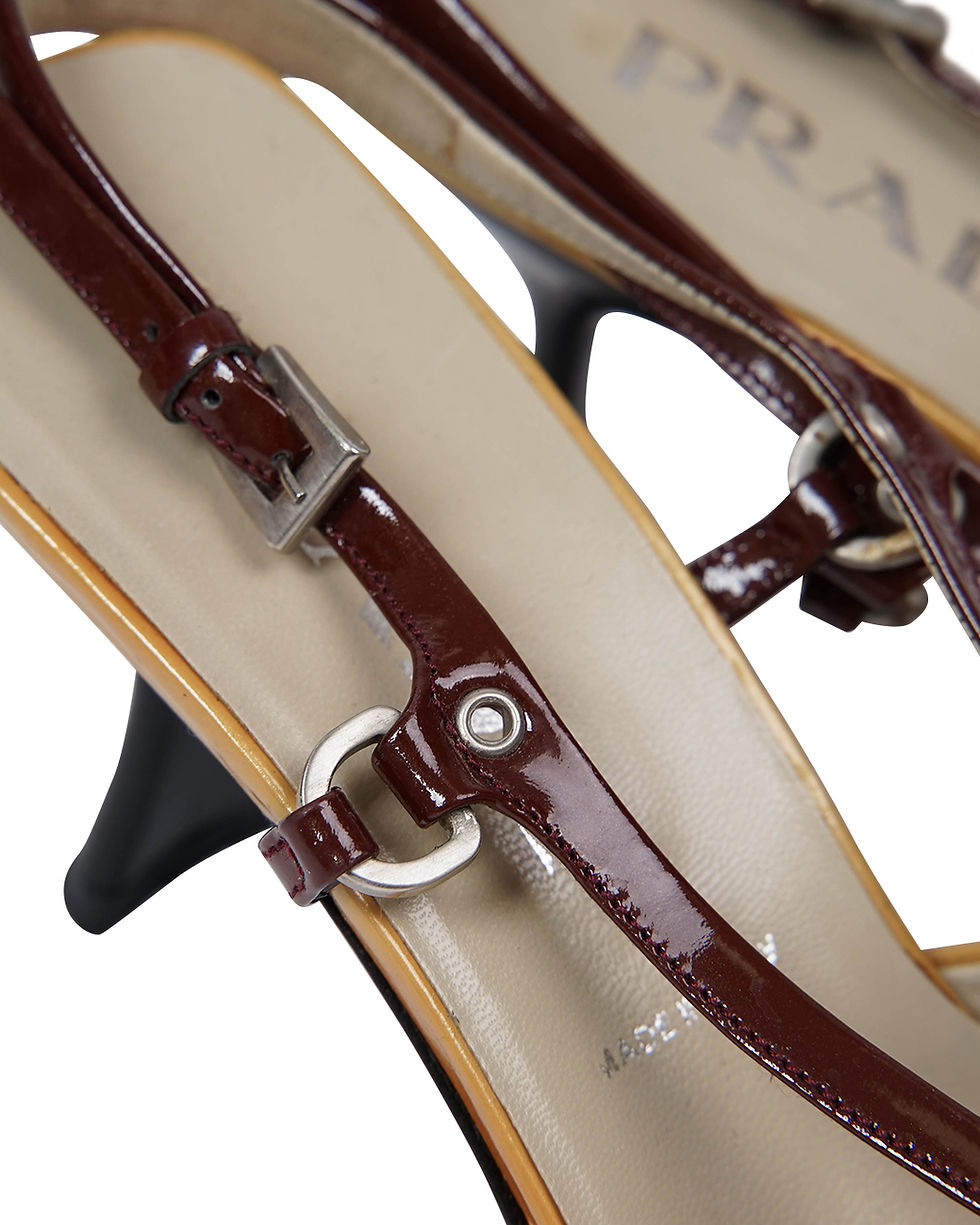 Thumbnail: Prada S/S2000 Patent Leather Heels