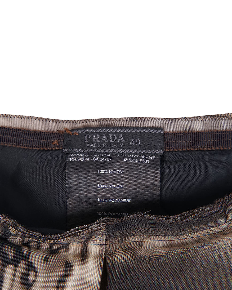 Thumbnail: Prada F/W2004 Abstract Print Skirt