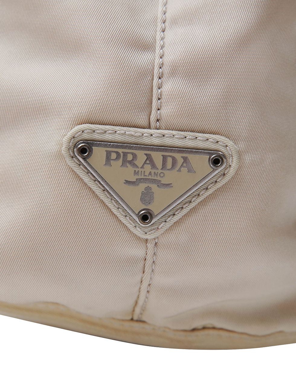 Thumbnail: Vintage Prada Tortoise Handle Nylon Bag (not for sale)