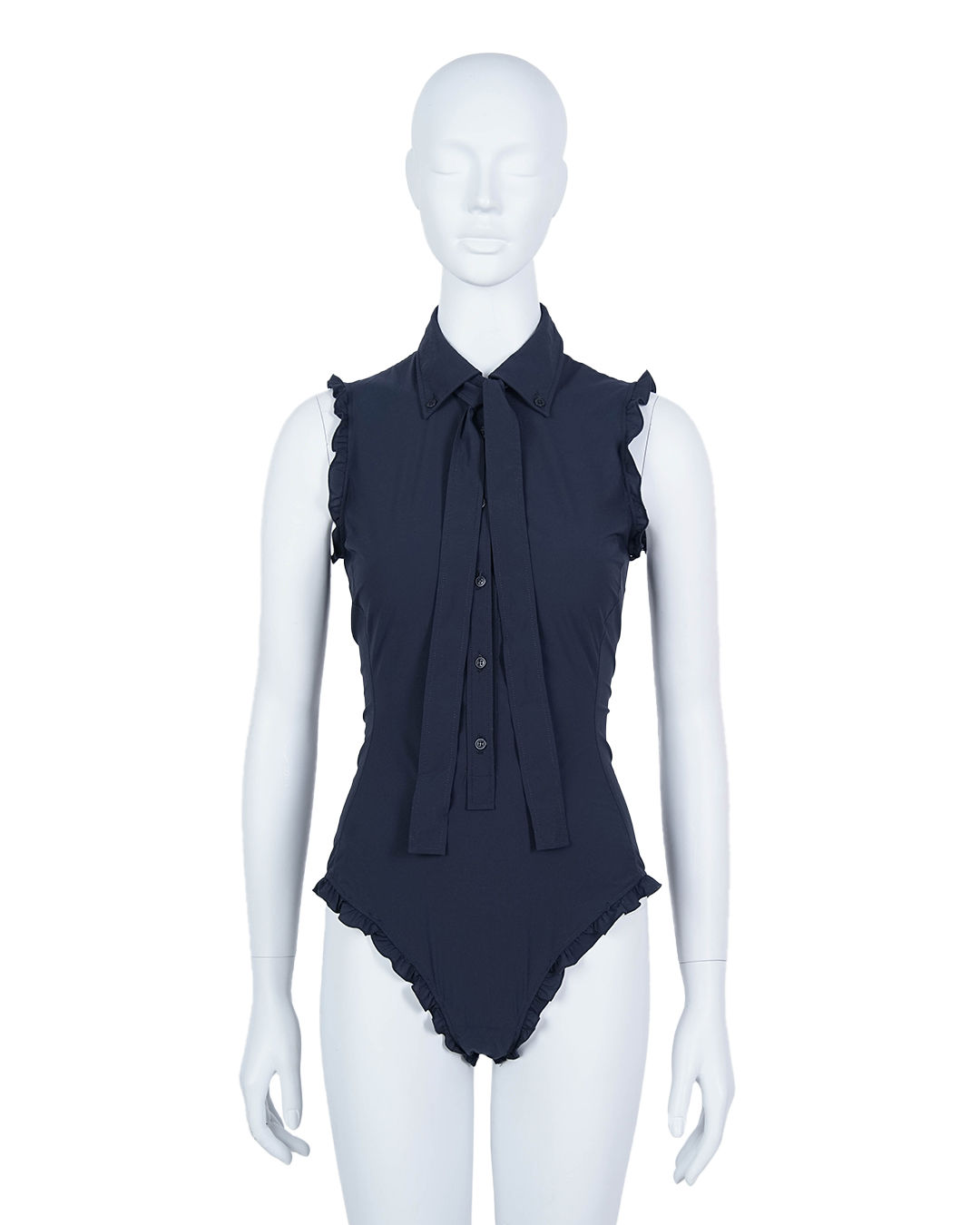 Miu Miu S/S2000 Ruffle Bodysuit