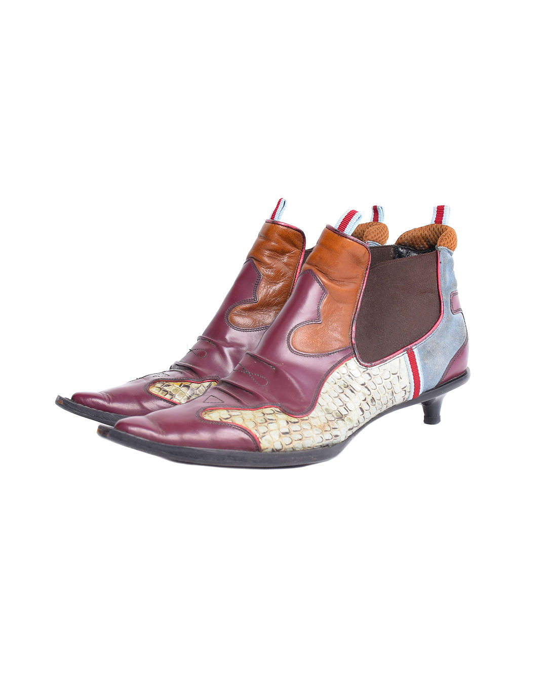 Miu Miu S/S2000 Cowboy Heeled Boots