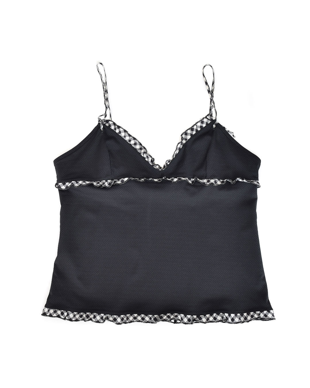 Miu Miu S/S2000 Cami Plaid Tank Top