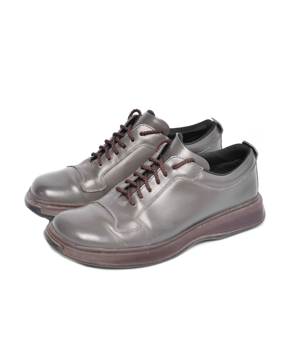 Thumbnail: Prada 1990s Leather Lace Up Shoes