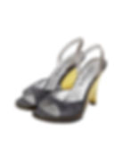 Thumbnail: Prada S/S1998 Heels in Silver-Gold