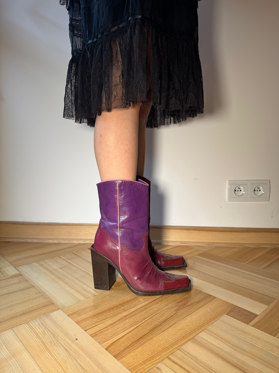 Thumbnail: Miu Miu S/S1999 Cowboy Boots 