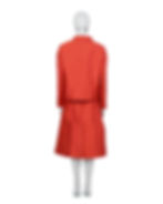Thumbnail: Prada F/W1995 Red Silk Blazer+Skirt Set