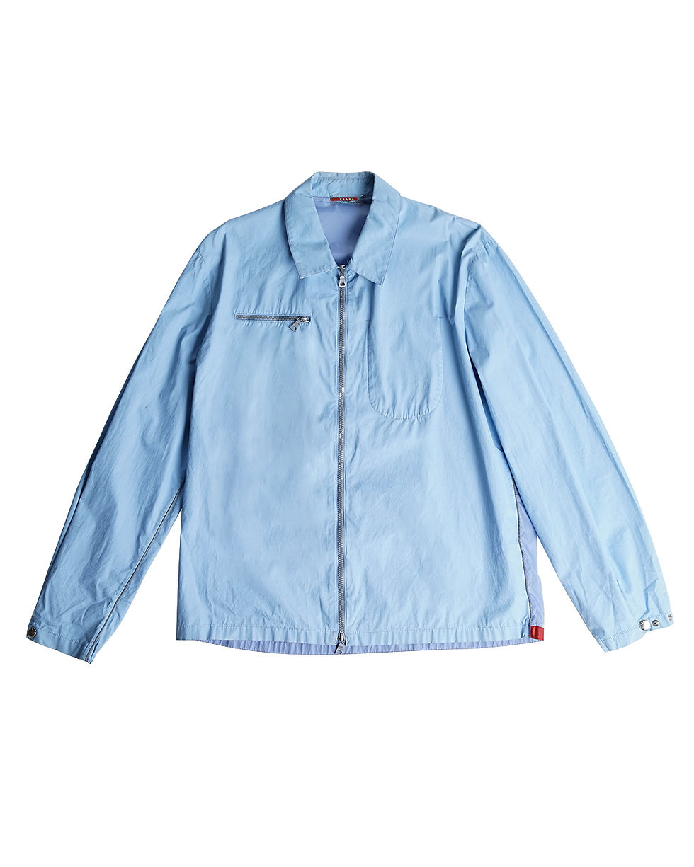 Thumbnail: Prada S/S2000 Mens Light Jacket in Blue