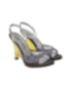 Thumbnail: Prada S/S1998 Heels in Silver-Gold