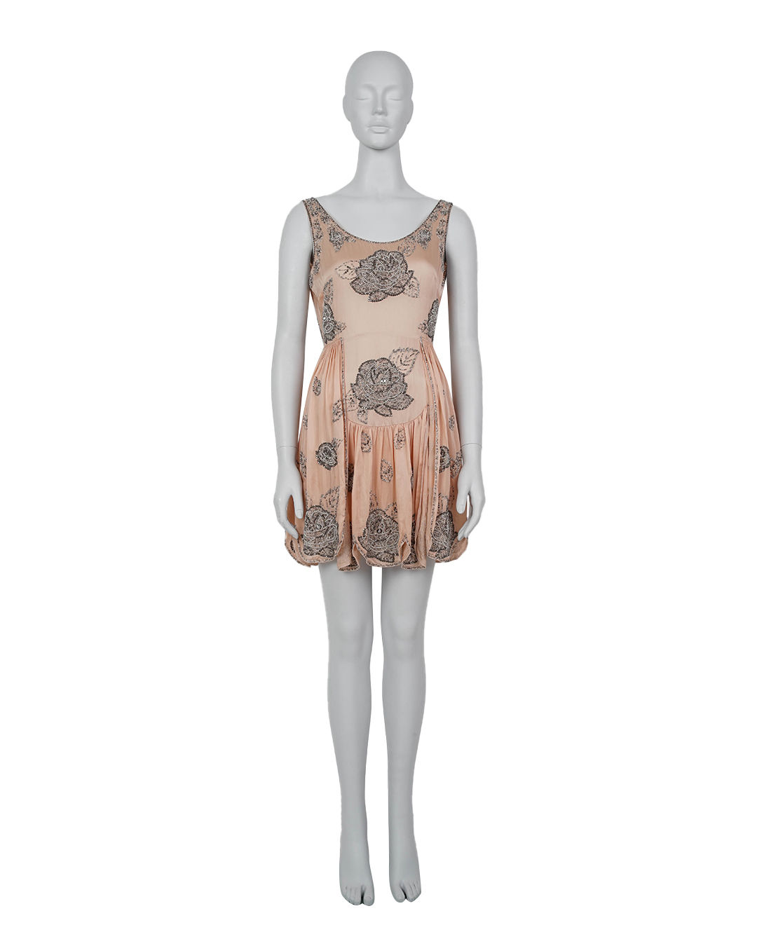 Vintage Blumarine Bead Embroidery Mini Dress