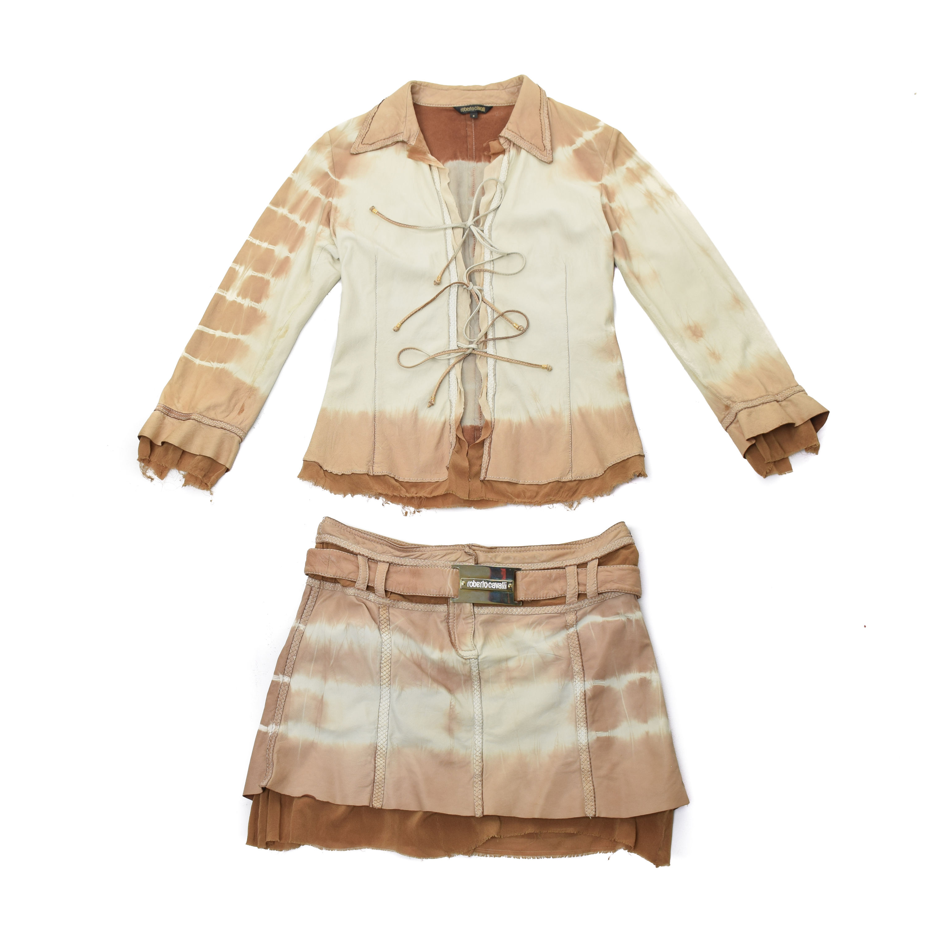 Roberto Cavalli Leather Set