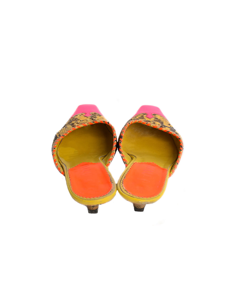 Thumbnail: Miu Miu S/S1999 Neon Mules