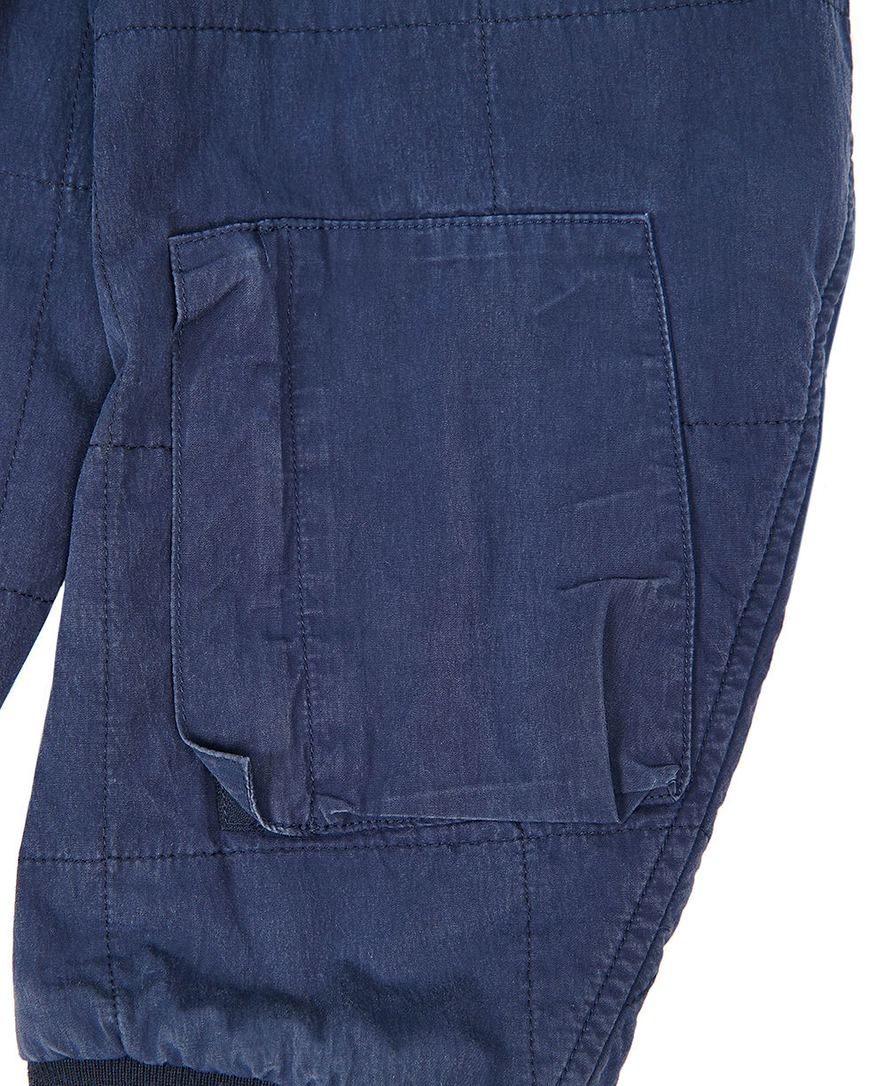 Thumbnail: Marni Mens Navy Blue Bomber Jacket