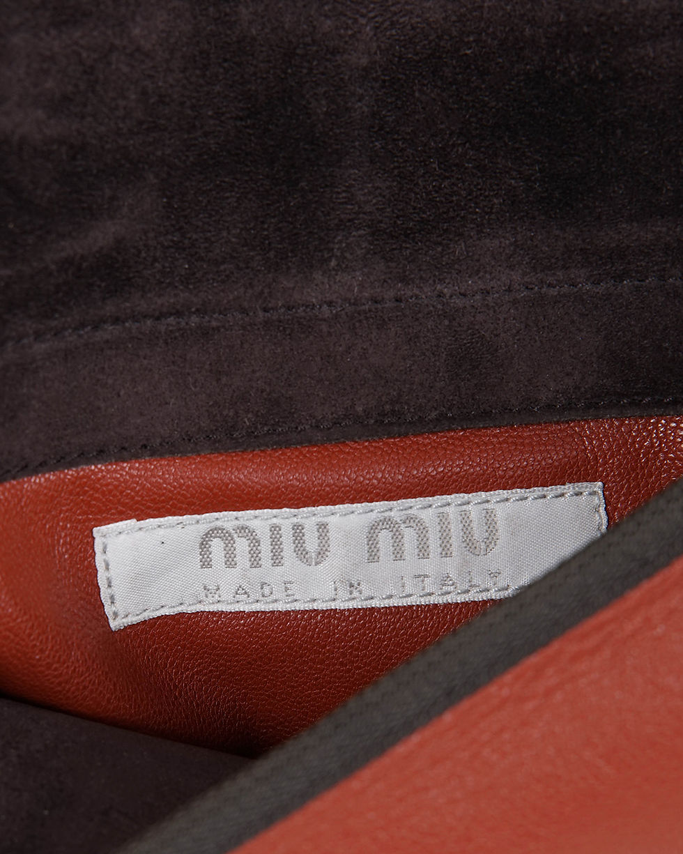 Thumbnail: Miu Miu F/W1999 Orange Leather Bag