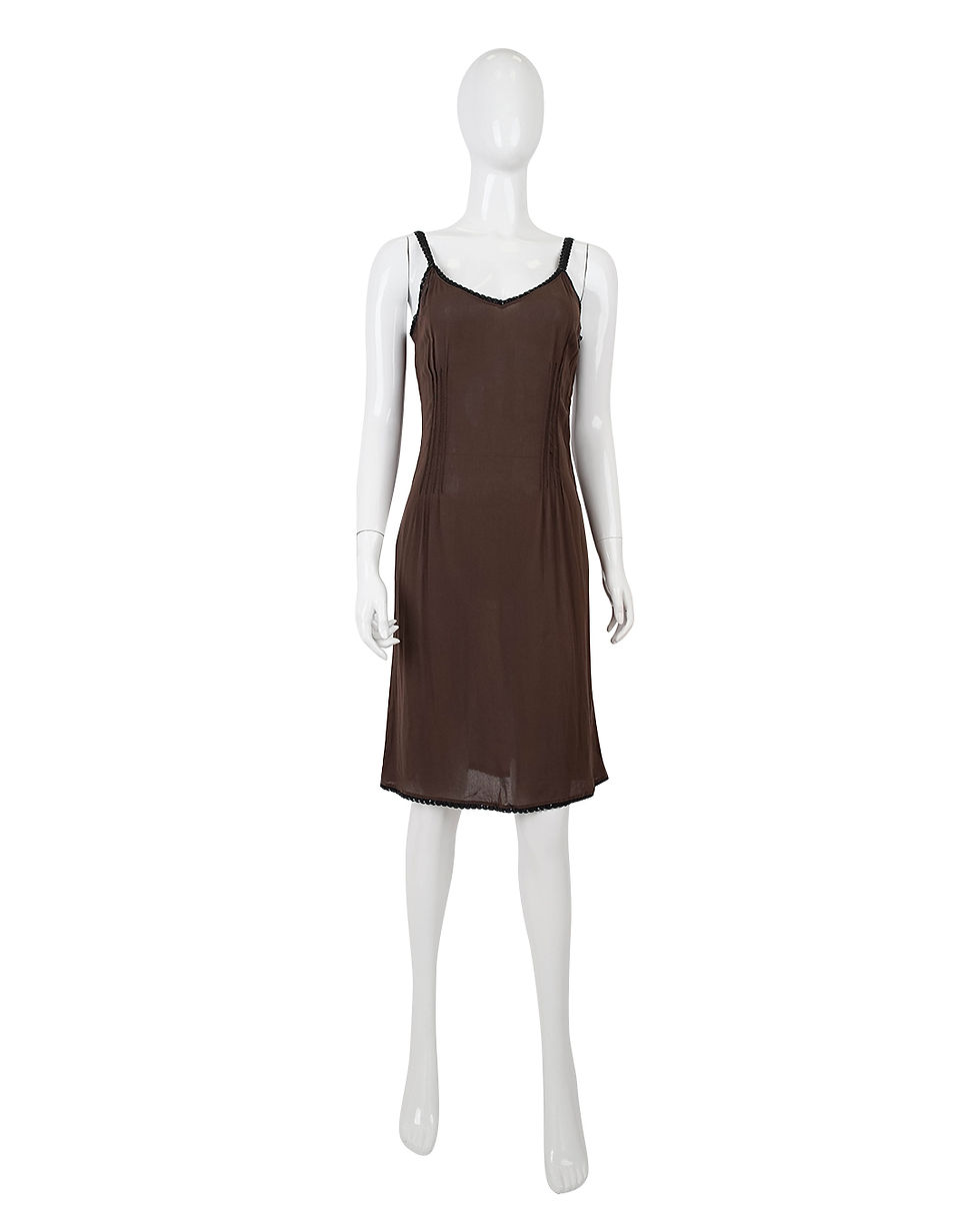 Thumbnail: Miu Miu 90s Viscose Dress with Sequin Lining