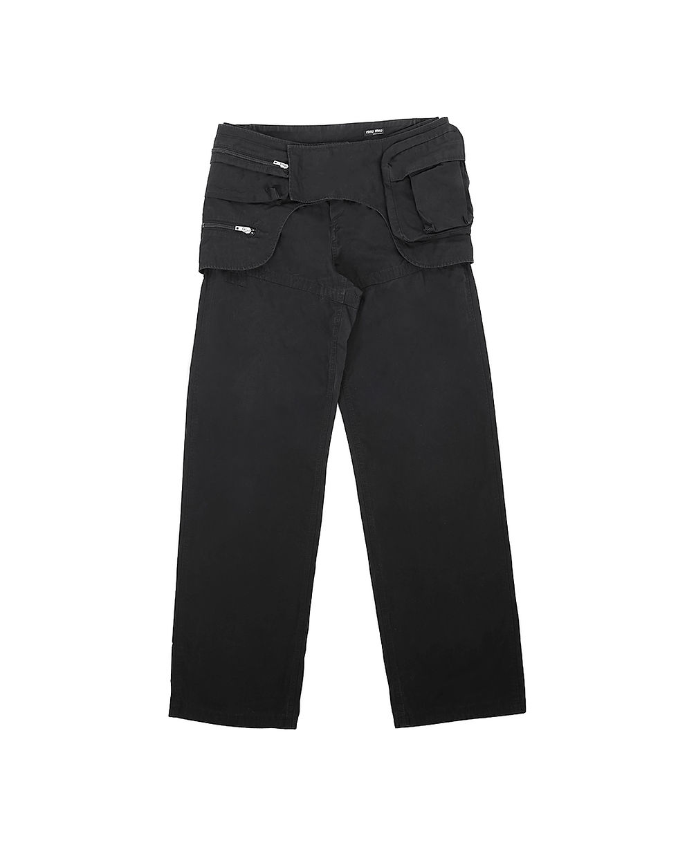 Thumbnail: Miu Miu S/S2003 Mens Multi Waist Pocket Pants