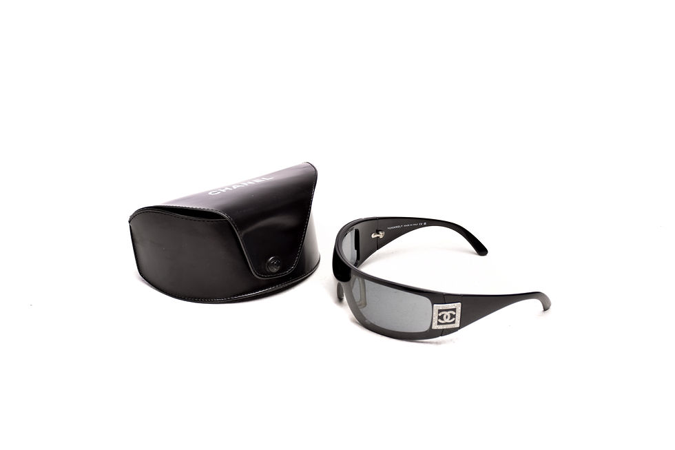 Thumbnail: Chanel Sport Mask Glasses with Rhinestones