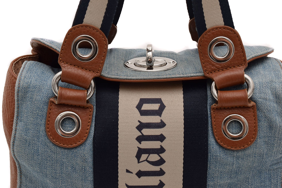 Thumbnail: John Galliano Denim Bag