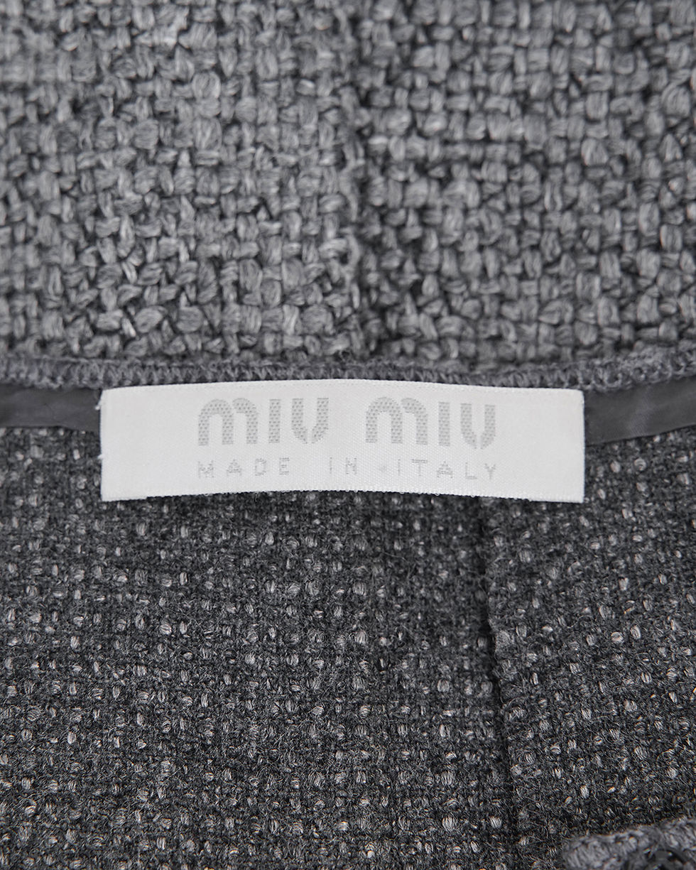 Thumbnail: Miu Miu F/W1998 Mini Tweed Skirt
