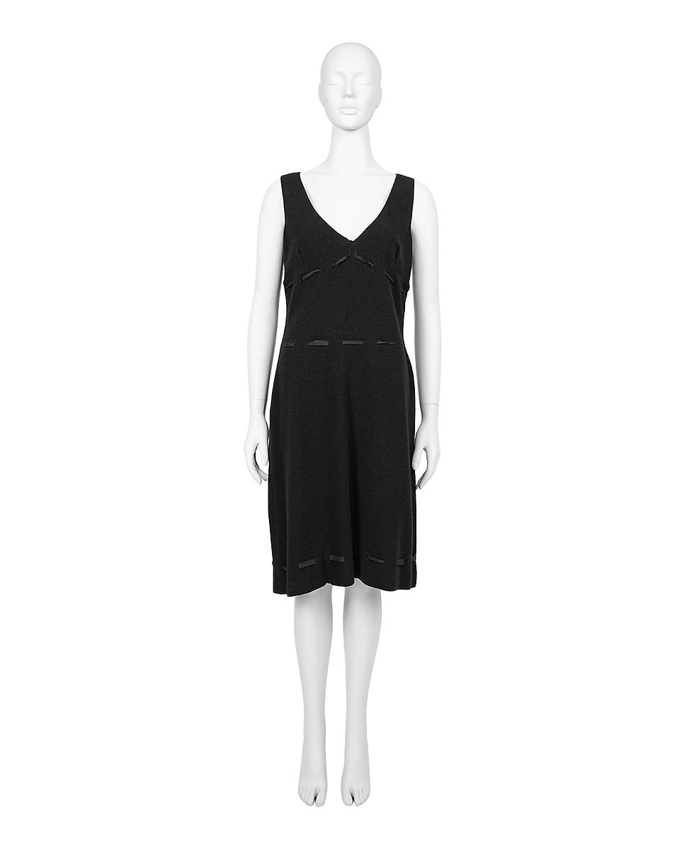 Thumbnail: Miu Miu F/W1996 Black Wool Dress