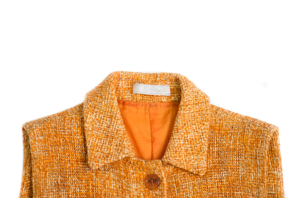 Thumbnail: Prada S/S1996 Orange Tweed Dress
