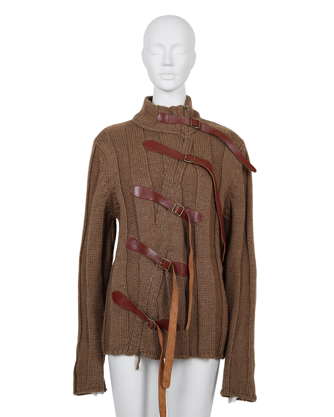 Jean Paul Gaultier Homme Belted Knit Jacket