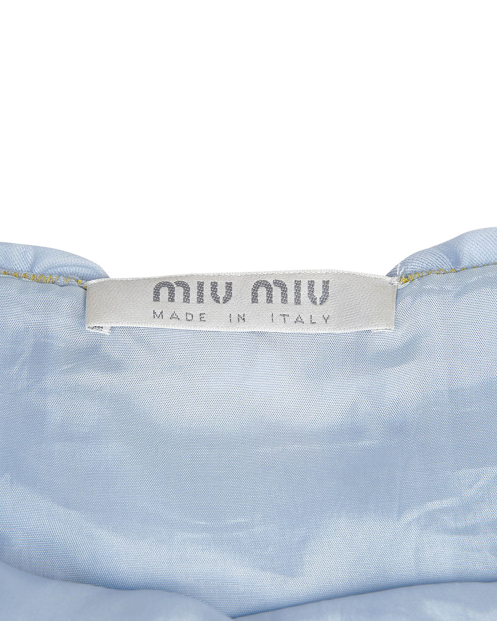 Thumbnail: Miu Miu F/W1999 Light Blue Ruffle Skirt