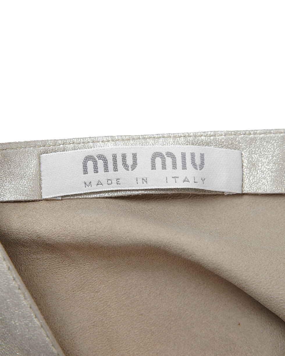 Thumbnail: Miu Miu S/S2000 Leather Halter Top