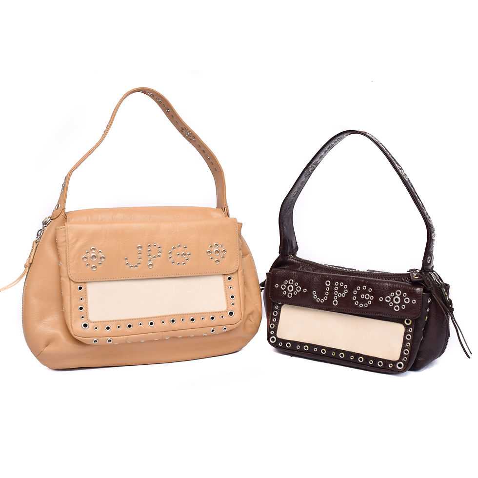 Thumbnail: Jean Paul Gaultier 1990s Leather/Canvas Bag