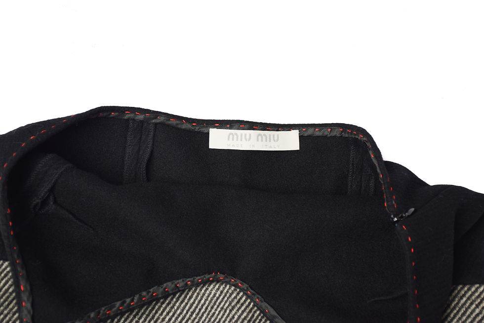 Thumbnail: Miu Miu F/W2000 Wool Dress