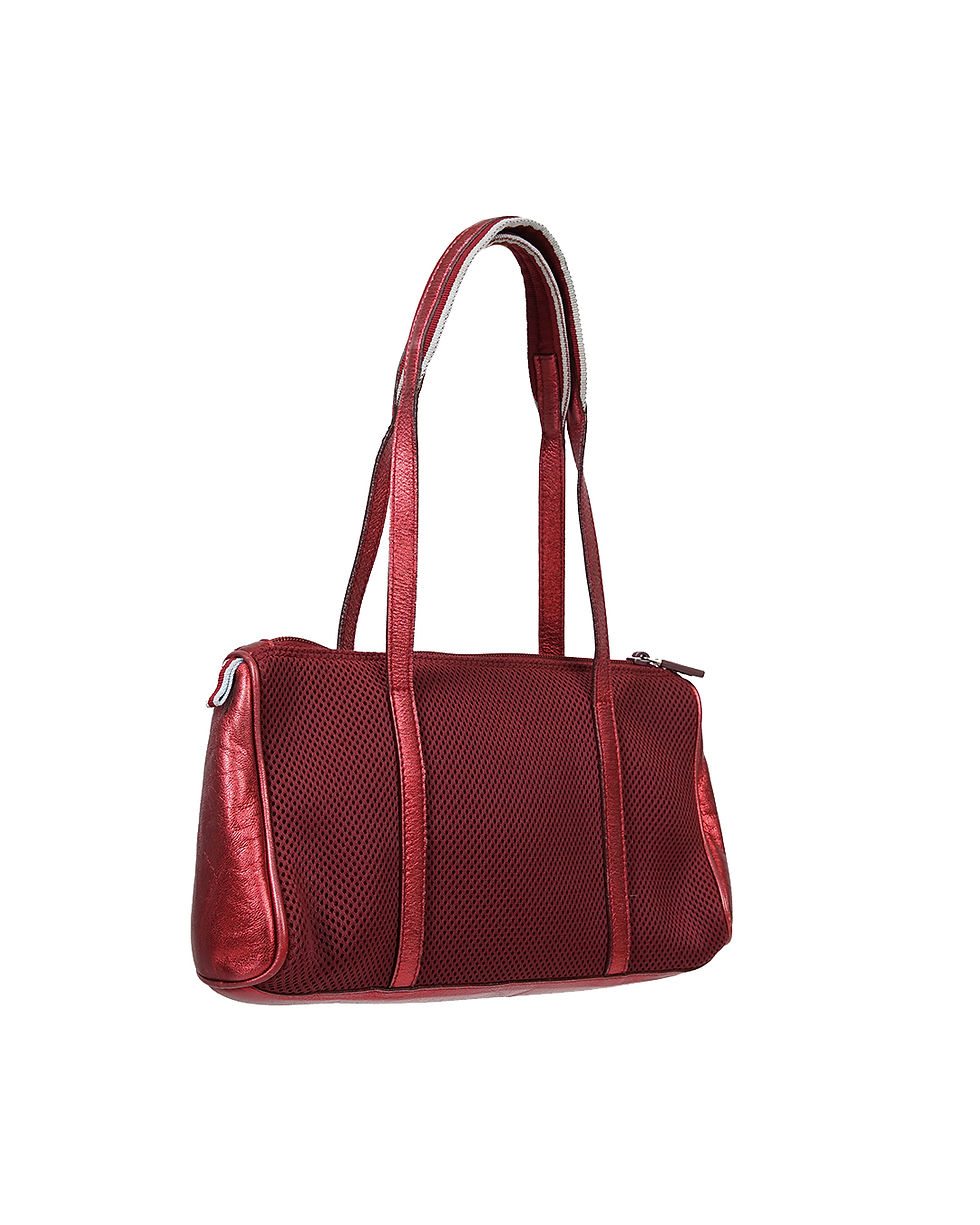 Thumbnail: Miu Miu S/S2000 Metallic Red Mesh Bag
